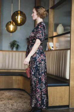 Faye Dress Melange Noir