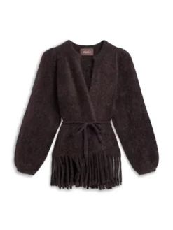 Fidele Chunky Cardigan Dark Brown