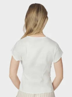 Fidi Poplin Top White