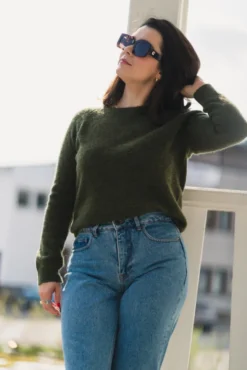 Fiona Dark Green Melange