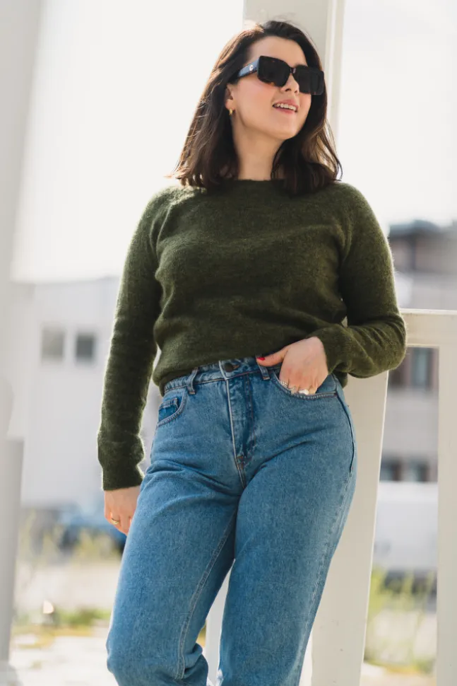 Fiona Dark Green Melange