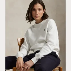 Fleece Crewneck White