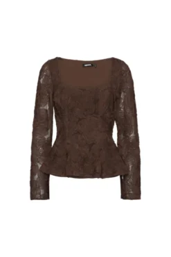 Flower Mesh Top Mole