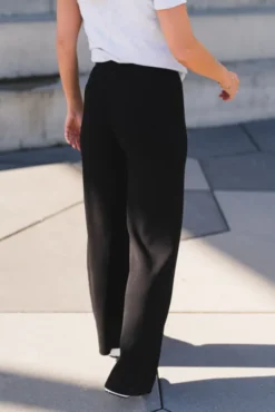 Fonny HW Knit Pant Black