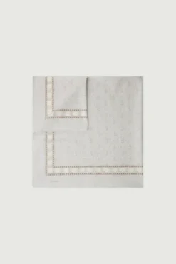 Foulard Classic Gris Clair/Noir