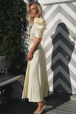 Francis Midi Dress Lemonade