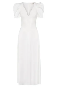 Francis Midi Dress White