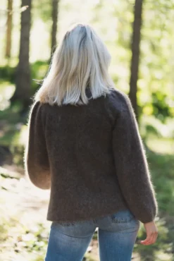 Fredrikke Chunky Cardigan Brown