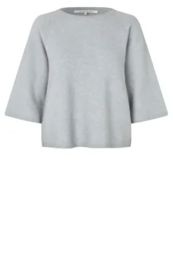Gabby Knit SS O-Neck Quarry