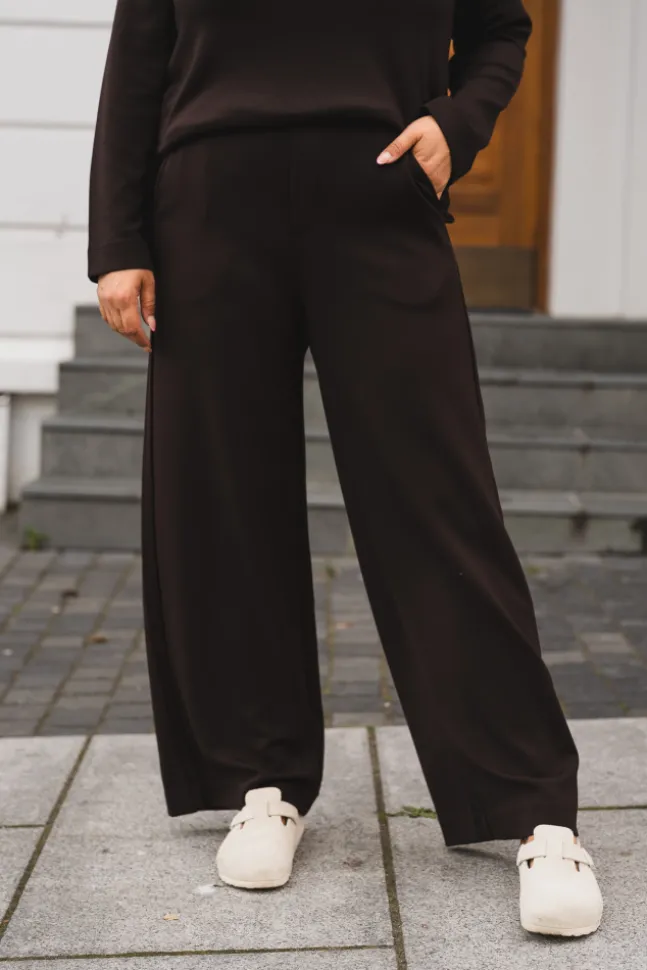 Gincette Pants Chocolate Brown