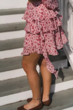 Ginla Flower Skirt Dusty Rose