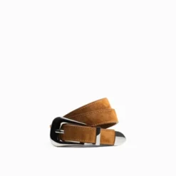 Glam Western Belt Cognac