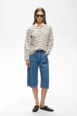 Glenn Culotte Jeans Faded Blue