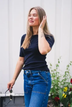 Granny SS Tee Navy
