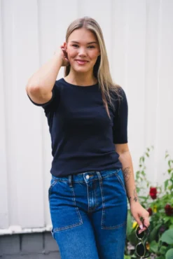 Granny SS Tee Navy