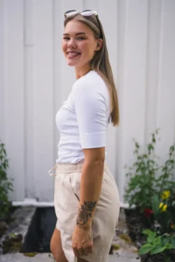 Granny SS Tee White