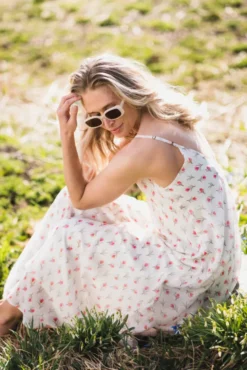 Grazia Flower Dress Offwhite