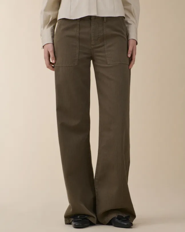 Guell Chevron Khaki Green
