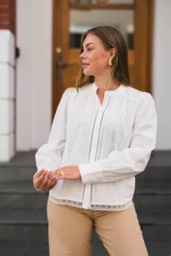 Gunio LS Shirt Star White