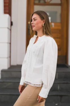 Gunio LS Shirt Star White