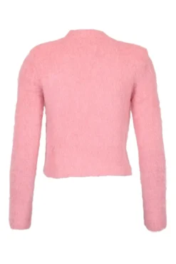 Hairy Knit Sweater Pink