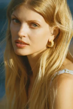 Half Moon Earrings Gold