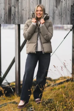 Halo Parka Dark Sand