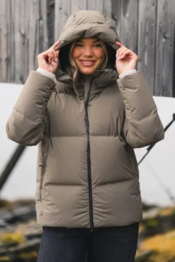 Halo Parka Dark Sand