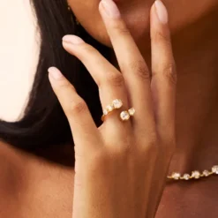 Halo Ring Gold Golden Shadow