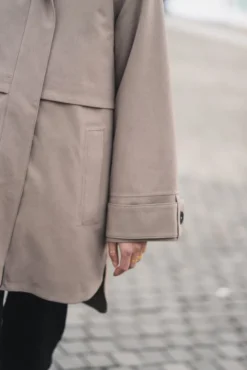 Havbris Coat Taupe