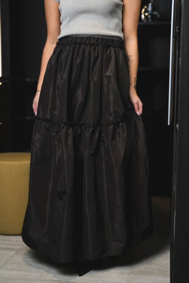 Hay 25 Solid Skirt Brown