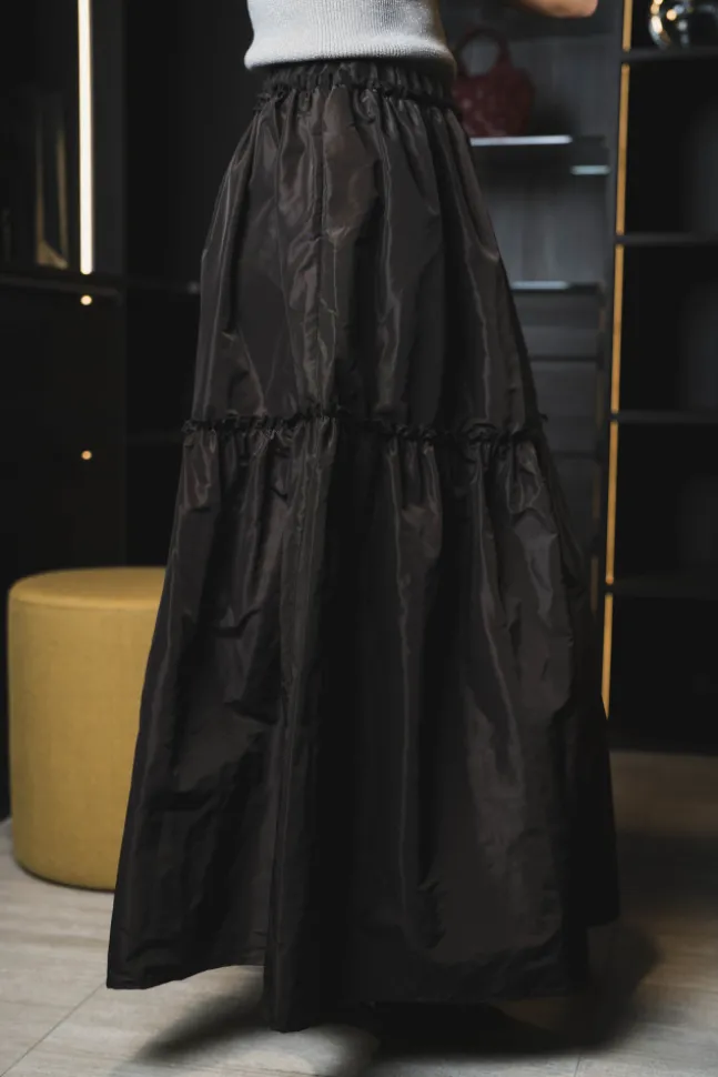Hay 25 Solid Skirt Brown