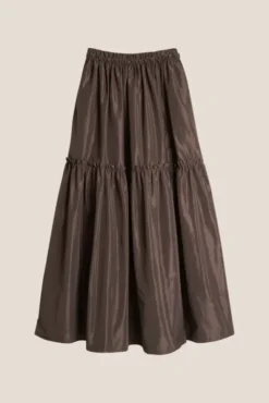 Hay 25 Solid Skirt Brown