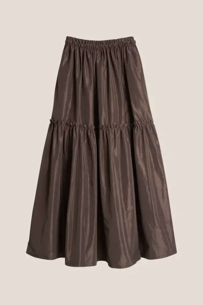 Hay 25 Solid Skirt Brown