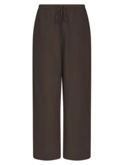 Heifa Linen Pants Dark Brown