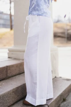 Heifa Linen Pants White