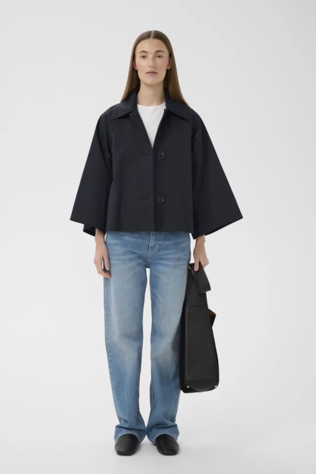 Hinona Cape Jacket Marine Blue