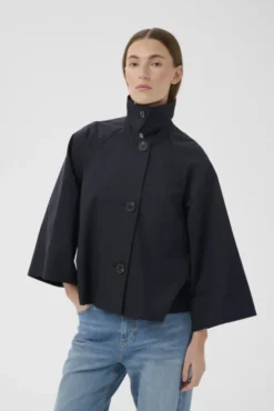Hinona Cape Jacket Marine Blue