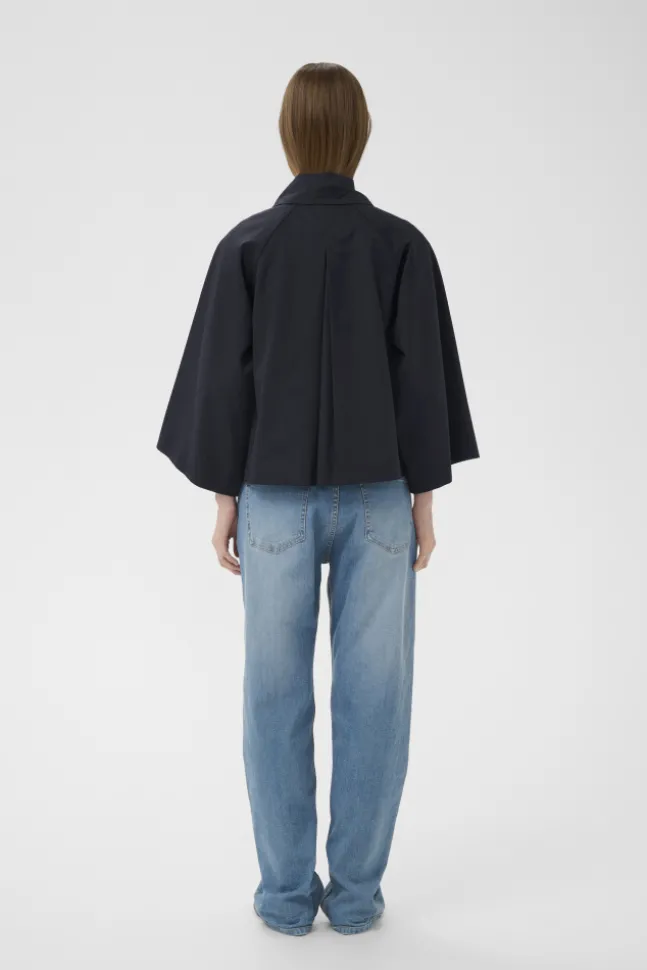 Hinona Cape Jacket Marine Blue