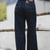 728 HR Wide Leg Retro Rinse
