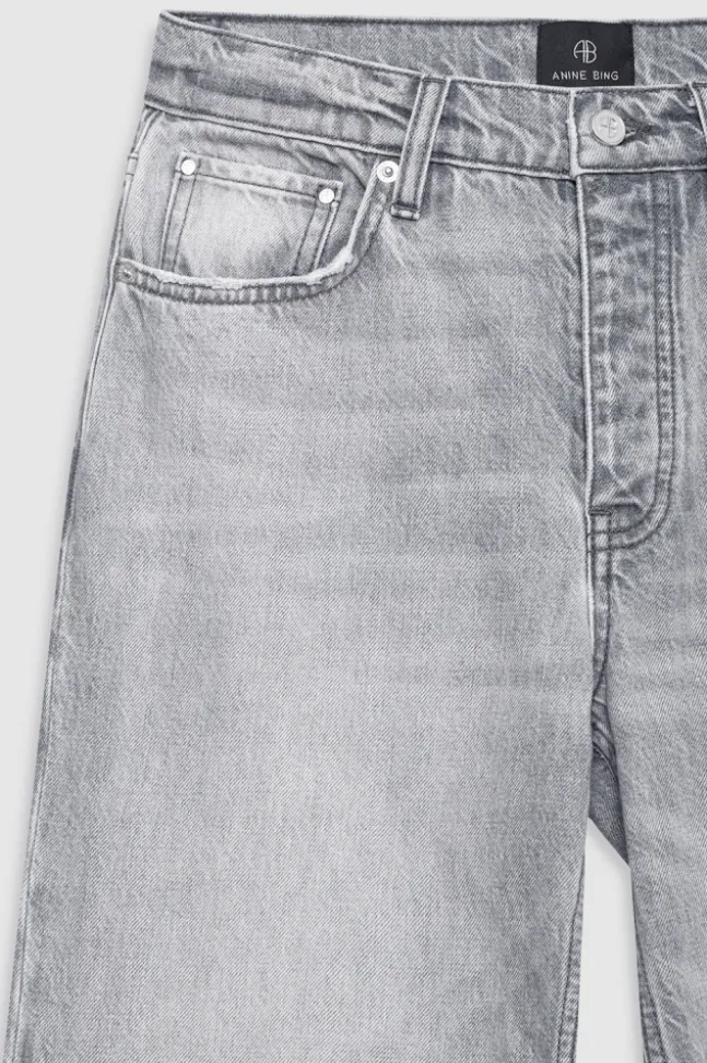 Hugh Jean Oyster Washed Grey