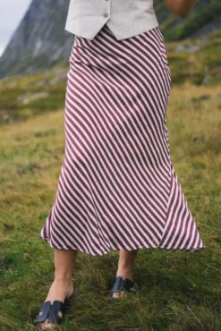 Hyro Skirt Terracotta Stripe