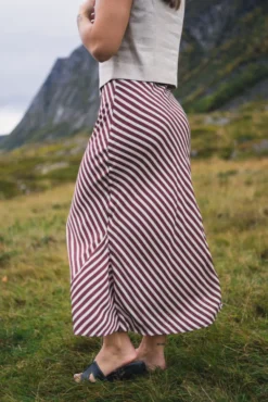 Hyro Skirt Terracotta Stripe
