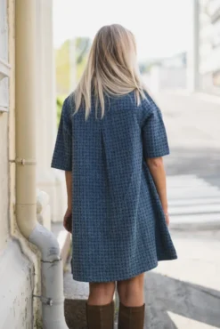 Ibo 2/4 Dress Mid Blue Wash