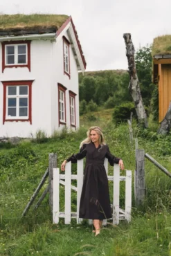 Ida Maja Dress Black Coffee