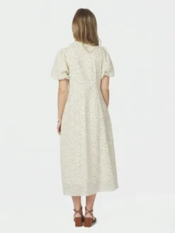 Illana Small Rose Flower Dress Light Yellow