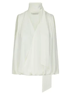Inge Chiffon Top Offwhite