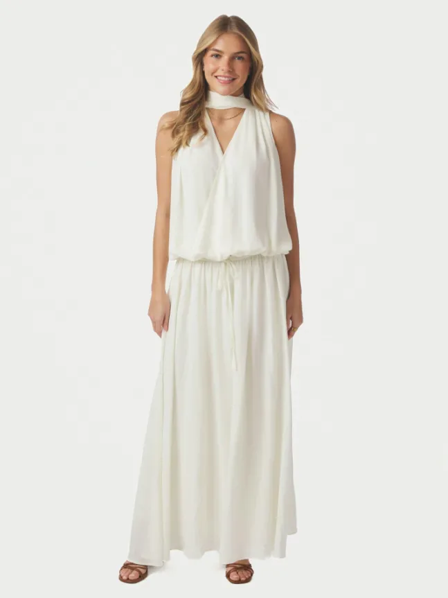 Inge Chiffon Top Offwhite