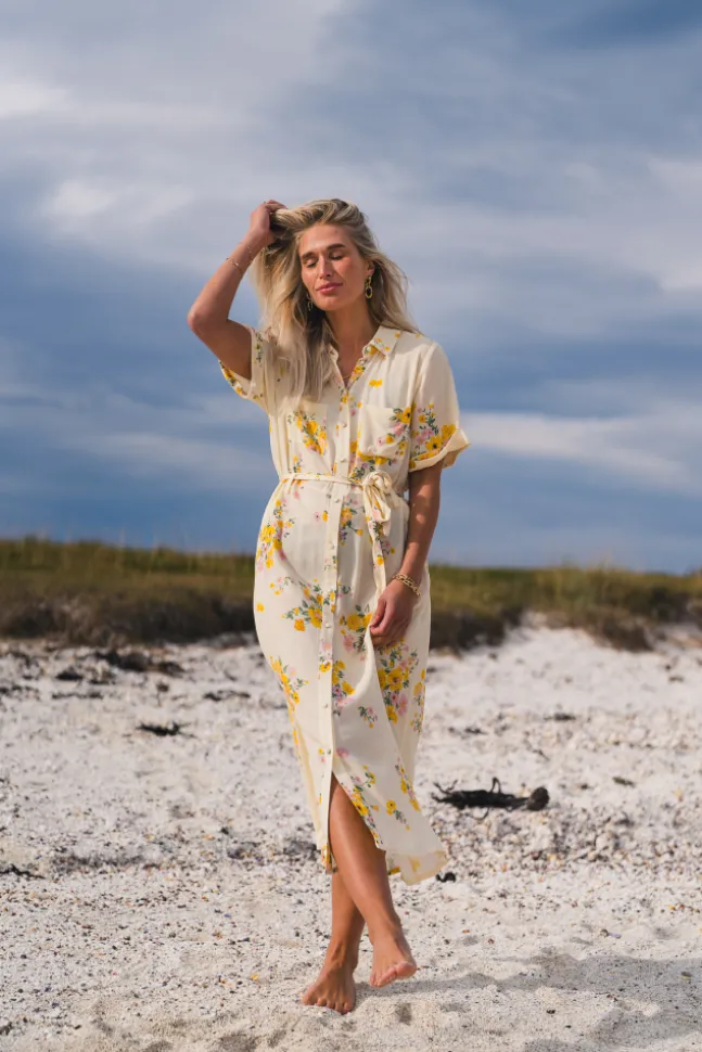 Irene 2/4 Shirt Dress Mimosa Flower