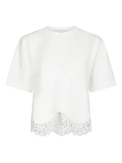 Iria Lace Tee White